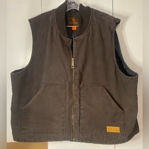 Ranch Tough brown canvas 2XL vest excellent preowned condition. Smoke free home.